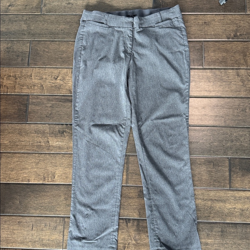 ❤️3/$30 Lane Bryant The Allie Gray Straight Leg Dress Pants Plus Size 16 - Picture 1 of 11